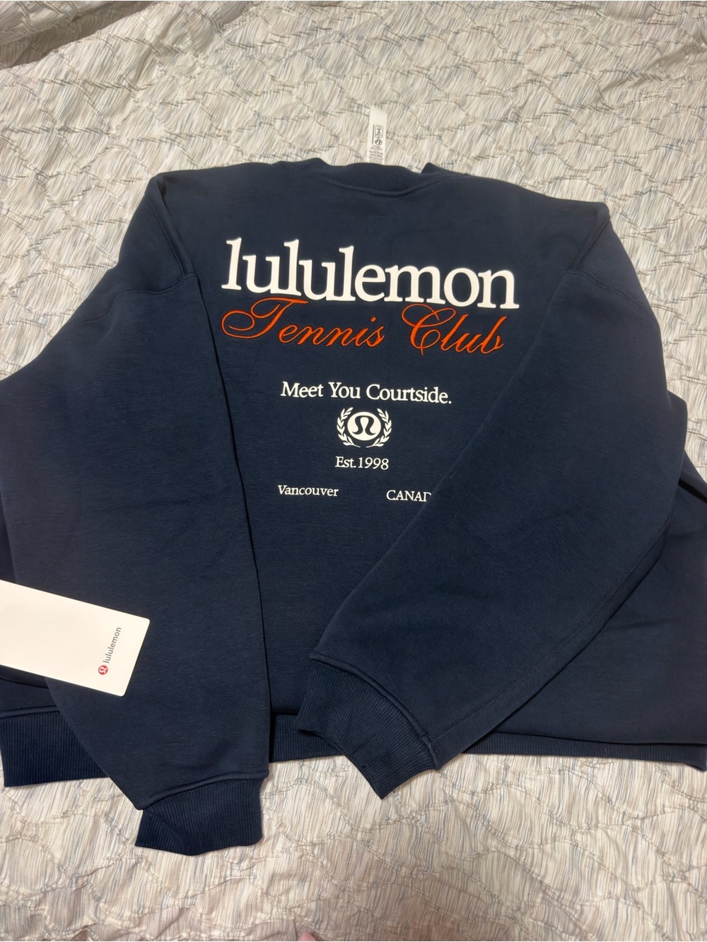 Lululemon Heavyweight Fleece Tennis Pullover
